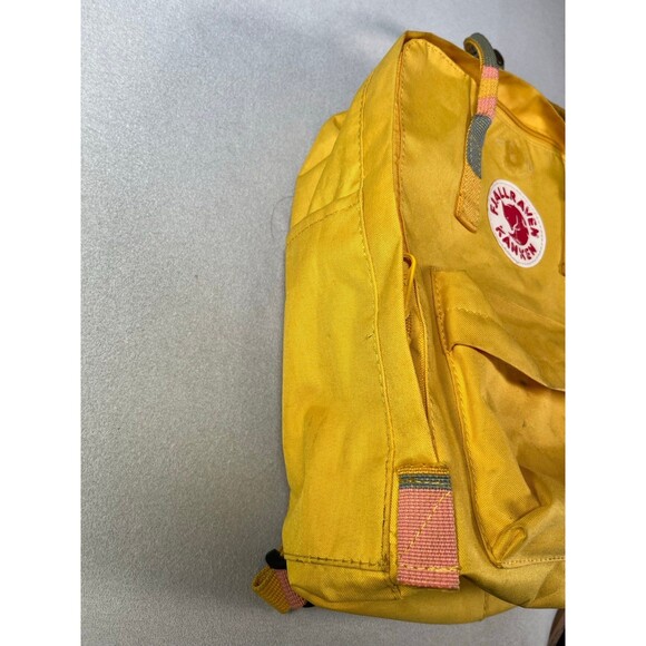 Fjallraven Kanken gold yellow backpack bag main image 4